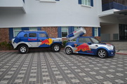 Red Bull car, Malaysia.